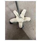 Mobile Medical Exam Light –  Flexible Gooseneck. Bright, shadow-free LED illumination for clinical, dental, or procedural use. Features a 5-wheel base for easy mobility, chrome pole, and adjustable 