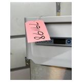 MSRP $10,000 – Follett Performance Plus Commercial Refrigerator On Custom Stainless Steel Stand, Digital Keypad Controlled, Reliable Cold Storage for Healthcare Foodservice Laboratory & Institut