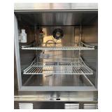 MSRP $10,000 – Follett Performance Plus Commercial Refrigerator On Custom Stainless Steel Stand, Digital Keypad Controlled, Reliable Cold Storage for Healthcare Foodservice Laboratory & Institut