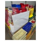 WOWOW Huge Lot Filled Gaylord++ AkroMills Akro Bins!! Appear to be excellent condition! Used in medical facility...so very clean too!