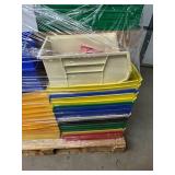 WOWOW Huge Lot Filled Gaylord++ AkroMills Akro Bins!! Appear to be excellent condition! Used in medical facility...so very clean too!