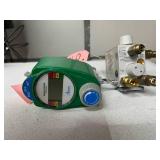 Lot of 3 Medical Air-Oxygen Control Devices Includes Sechrist 3500HL Mixer, Amvex Digital Vacuum Regulator & BIRD Blender. Precise Oxygen Control ±3%, Used In Respiratory Therapy, Critical Care &