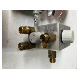 Lot of 3 Medical Air-Oxygen Control Devices Includes Sechrist 3500HL Mixer, Amvex Digital Vacuum Regulator & BIRD Blender. Precise Oxygen Control ±3%, Used In Respiratory Therapy, Critical Care &