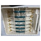 MSRP $8,000 – Medtronic MOSAIC Mitral Valve & Edwards Magna Ease Aortic Valve Sizer Trays, Complete Cardiac Surgery Sizing Systems 25–33mm, Precision OR Measurement Tools W/Handles & Steri