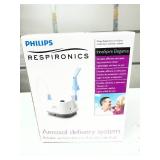 New In Box Philips Respironics InnoSpire Elegance Compressor Nebulizer System Portable 3.3 lb Device Delivers Medication In 6–8 Min. SideStream Technology Creates Ultra-Fine Particles For Efficient 