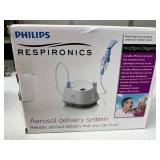 New In Box Philips Respironics InnoSpire Elegance Compressor Nebulizer System Portable 3.3 lb Device Delivers Medication In 6–8 Min. SideStream Technology Creates Ultra-Fine Particles For Efficient 