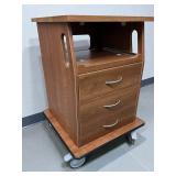 MSRP $4000 CartStrong 3 Drawer Fetal Monitor Cart – Keep workflow smooth & equipment organized! Features slide out tray, soft-close drawers, heavy-duty casters, antimicrobial finishes, and durab