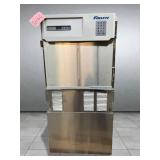 MSRP $10,000 – Follett Performance Plus Commercial Refrigerator On Custom Stainless Steel Stand, Digital Keypad Controlled, Reliable Cold Storage for Healthcare Foodservice Laboratory & Institut