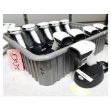 MSRP $900+ – Lot of 10 Honeywell Cordless Barcode Scanners w/ Charging Bases, Bluetooth Wireless Handheld 1D 2D QR Code Readers for POS Inventory Warehouse Healthcare & Retail Use - Good Working