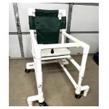 MSRP $1000 - IPU (Innovative Products Unlimited) Walker with Anti-Tipper, PVC Corrosion-Resistant Shower-Safe Medical Walking Aid, Wide Stable Frame for Patient Balance & Mobility Support in Rehab