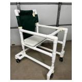 MSRP $1000 - IPU (Innovative Products Unlimited) Walker with Anti-Tipper, PVC Corrosion-Resistant Shower-Safe Medical Walking Aid, Wide Stable Frame for Patient Balance & Mobility Support in Rehab
