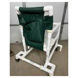 MSRP $1000 - IPU (Innovative Products Unlimited) Walker with Anti-Tipper, PVC Corrosion-Resistant Shower-Safe Medical Walking Aid, Wide Stable Frame for Patient Balance & Mobility Support in Rehab