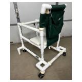 MSRP $1000 - IPU (Innovative Products Unlimited) Walker with Anti-Tipper, PVC Corrosion-Resistant Shower-Safe Medical Walking Aid, Wide Stable Frame for Patient Balance & Mobility Support in Rehab