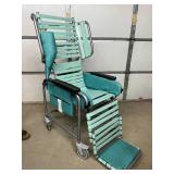 MSRP $6,000 – Broda Tilt-In-Space Medical Recliner Chair on Casters, Padded Armrests & Elevating Leg Rest, Heavy-Duty Patient Positioning & Comfort Chair for Long-Term Care Hospitals Nursing