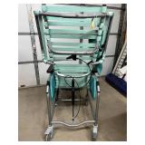 MSRP $6,000 – Broda Tilt-In-Space Medical Recliner Chair on Casters, Padded Armrests & Elevating Leg Rest, Heavy-Duty Patient Positioning & Comfort Chair for Long-Term Care Hospitals Nursing