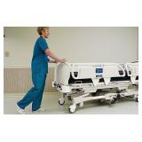 MSRP $28,000 STRYKER SLEEK GO-BED MED/SURG HOSPITAL BED 500LB CAPACITY W/ZONE EXIT ALARM, DIGITAL SCALE +FREE USED PRESSURE RELIEF MATTRESS & PLUGS INTO REGULAR HOME LIGHT SOCKET -SEE PDF - WORKS 