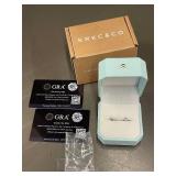 KRKC&CO Moissanite Stud Earrings X00470NYOP - Made In China