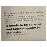 Electric Meridian Brush - Lymphatic Drainage Massager, Wireless EMS Micro-Current