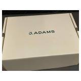 J. Adams Hero Glossy Silver Glitter Sneakers - Size 8.5