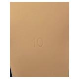 Blue Suede Ankle Boot - Size 10 - Side Zip, Almond Toe