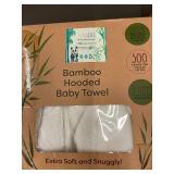 LOAZRE Bamboo Hooded Baby Towel & GoldBug 3-pack Swaddle