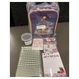 Disney Wish Lunch Box (New) with Nail Stickers, Bead Kit & Lace Up Your Skates Invite Kit