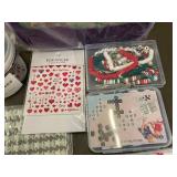 Disney Wish Lunch Box (New) with Nail Stickers, Bead Kit & Lace Up Your Skates Invite Kit