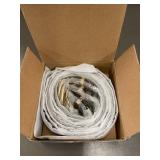 Brown Leather Strap with Gold Ring Buckle - New in Box - Made in China