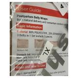 Postpartum Belly Wraps - 3 Belts in 1 Set (Stomach, Waist & Pelvis Belts)