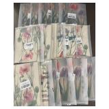FUYUCHEN Spring Garden Flags - 12x18 inch Hello Spring & Welcome Floral Decor (New)