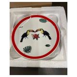Toucan Dinner Plates - 8 Inch - 4 Pack - Made in China