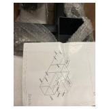 Black Powder-Coated Steel Shelf Frame Kit - Modular Framing Components