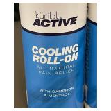 Küribl Active Cooling Roll-On 2-Pack - Camphor & Menthol, All Natural Pain Relief