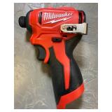 Milwaukee M12™ Subcompact Brushless 1/4" Hex Impact Driver, Model# 3450-20 Brand New