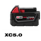 Milwaukee M18 REDLITHIUM XC5.0 Battery, Model# 48-11-1850 Brand new