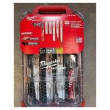 Milwaukee-PACKOUT SAWZALL Reciprocating Saw Blade Set (22-Pack) with 9 in. 8 TPI Metal Cutting NITRUS Torch Blade