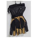 Size XL NWT in Package Ski-Doo Men’s X-Team Leather Gloves Khaki