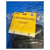 Size Medium Ski-Doo Men’s X-Team Leather Gloves Khaki