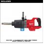 Milwaukee M18 FUEL 1in. D-Handle Extended Anvil High Torque Impact Wrench with ONE-KEY, Tool Only, Model# 2869-20 $999 Retail