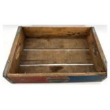 Pepsi-Cola Vintage Wood Crate Pair - Outer Pepsi Crate & RET. TO MFG.