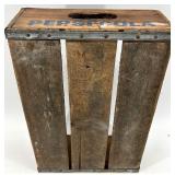 Pepsi-Cola Vintage Wood Crate Pair - Outer Pepsi Crate & RET. TO MFG.