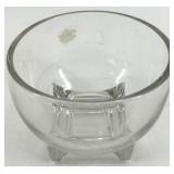 Vintage Cambridge Clear Glass Bowls, Lazy Susan and Footed Dish