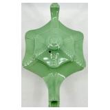 Hall Connie Pattern Teapots - Vintage Mint Green Ceramic Pair