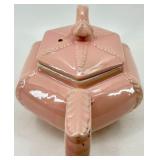 Vintage Hall Pink Teapots - Hexagonal Lidded Teapots