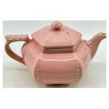Vintage Hall Pink Teapots - Hexagonal Lidded Teapots