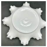 Vintage Fenton Glass Silver Crest Bowls QTY 4