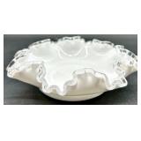 Vintage Fenton Glass Silver Crest Bowls QTY 4