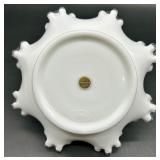 Vintage Fenton Silver Crest Glass Ruffled Edge Dishes - QTY 5