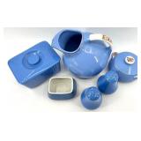 Vintage Variety of Hall China Rose Pattern - Made in USA - including Refrigerator Dish