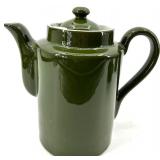 Vintage Hall China Olive Green Teapot Set - Made in USA
